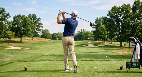 Perfecte golfswing